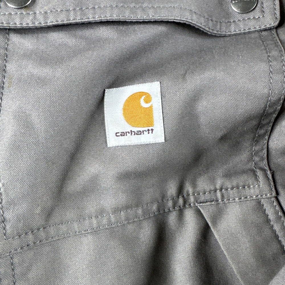Carhartt Men's Firm Duck Traditional Coat Water Repellent Insulated Loose L - Picture 2 of 16